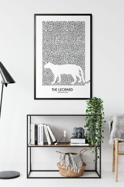 The Leopard poster in interior
