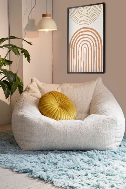 Rainbow Lines poster in interior