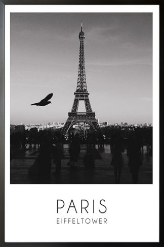Paris art Poster with frame