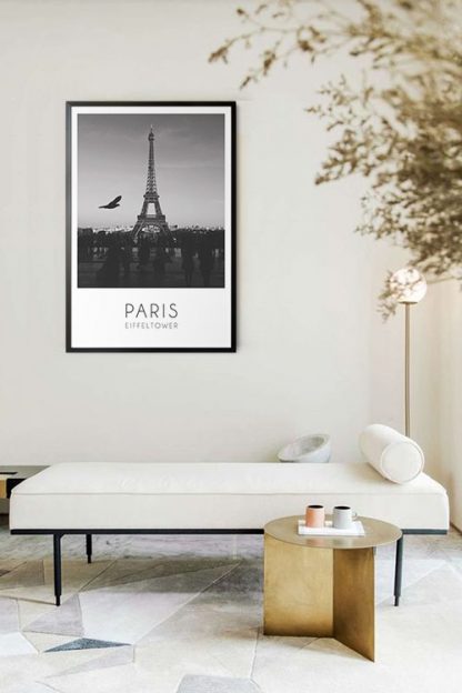 Paris art Poster in interior