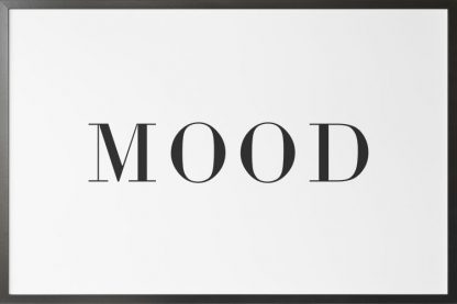 mood poster with frame