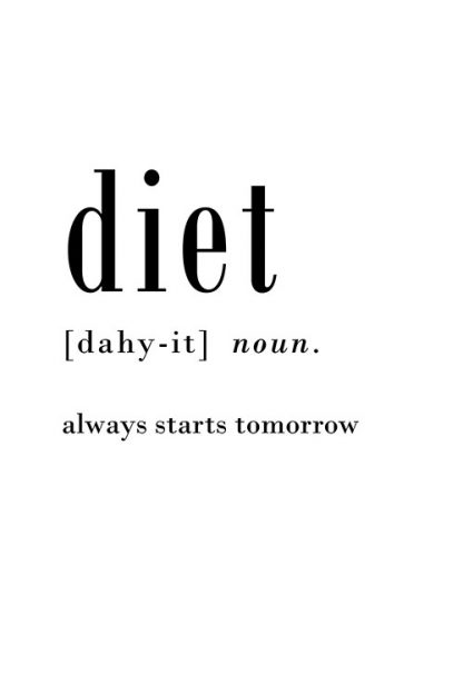 Diet meaning poster