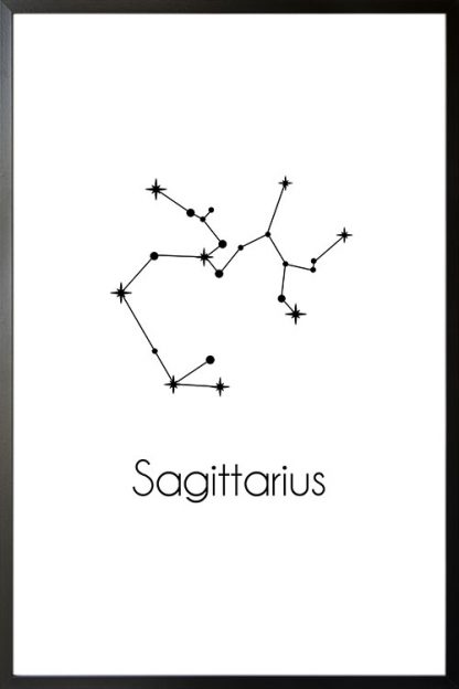 Constellation Zodiac Sagittarius Poster - Artdesign