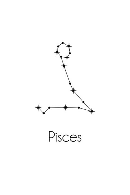 Constellation Zodiac Pisces poster