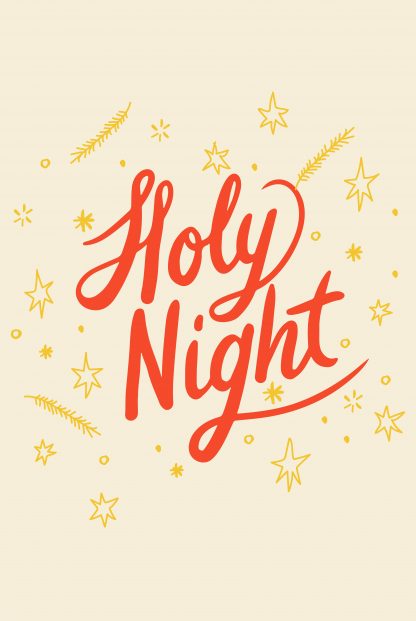 Holy night Holiday poster