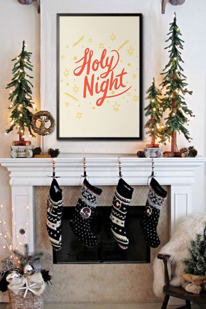 Holy night Holiday poster