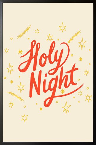 Holy night Holiday poster