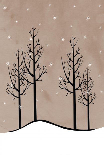 Winter wonder night poster