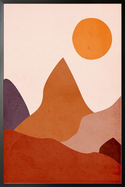 Valley Abstract poster