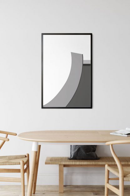 Abstract gray tone no.2 poster