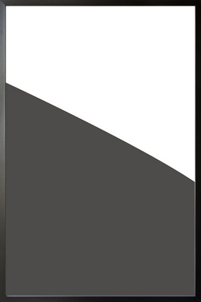 Abstract gray tone no.4 poster