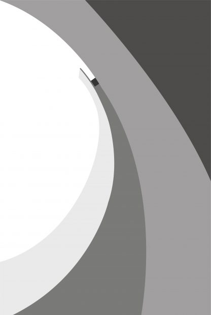 Abstract gray tone no.7 poster