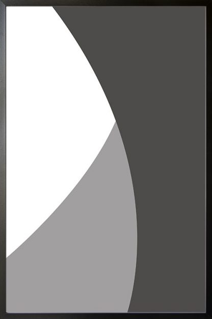 Abstract gray tone no.8 poster