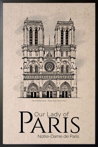 Our lady of paris poster