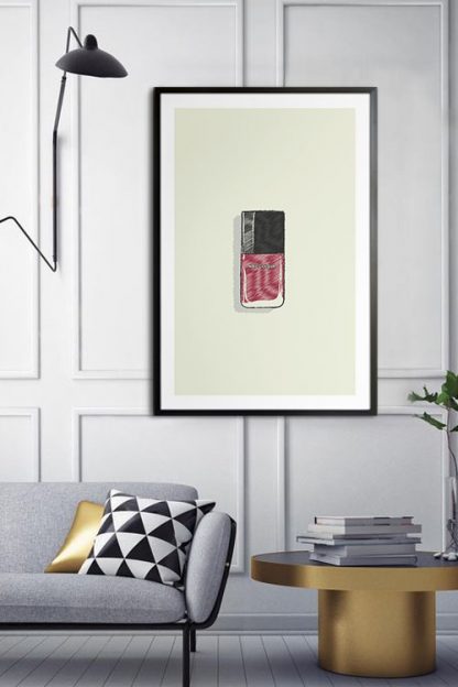 Nail Polish illustration poster