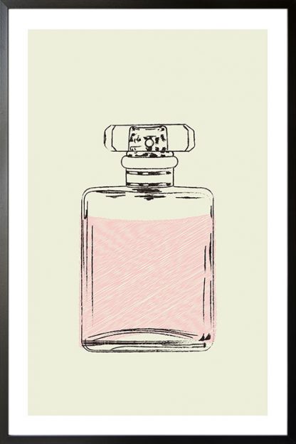 Parfum illustration poster
