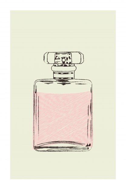 Parfum illustration poster