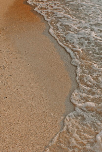 Sand and water photography poster