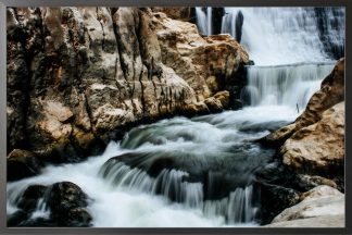 Falls and streams photography poster