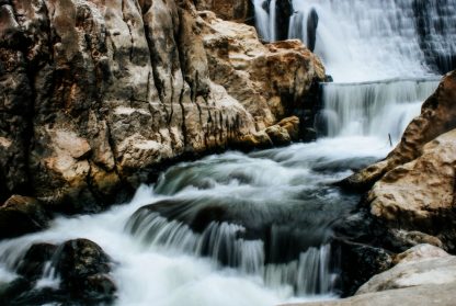 Falls and streams photography poster