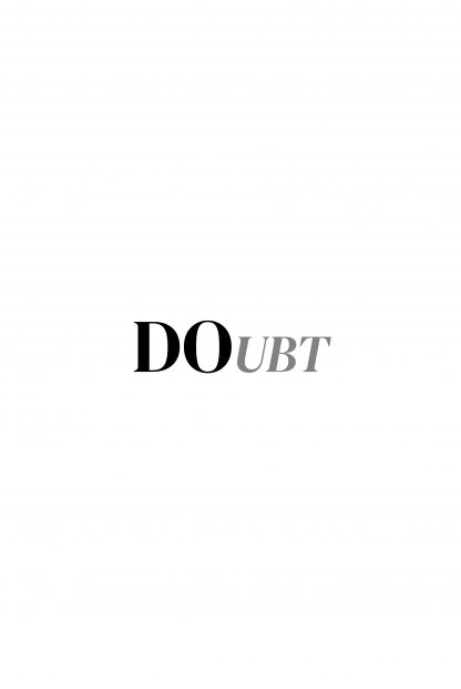 Doubt typography poster