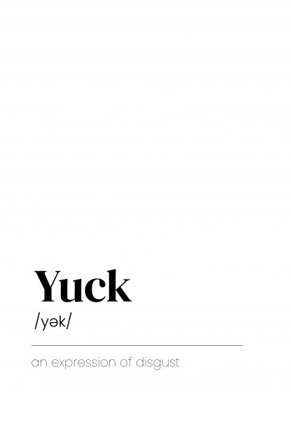 Yek typography poster