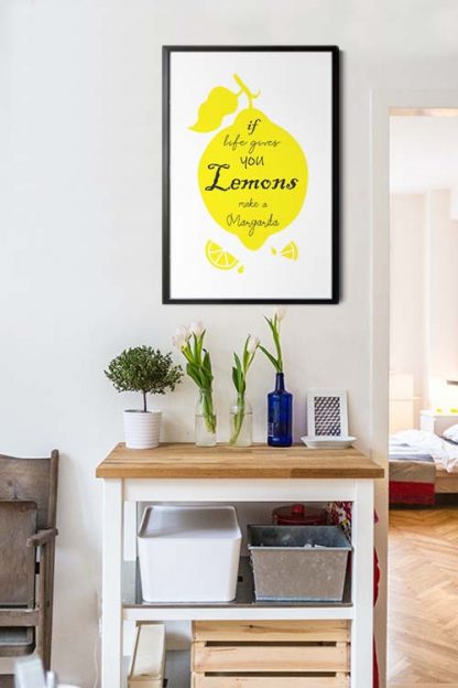 Make a margarita typography poster