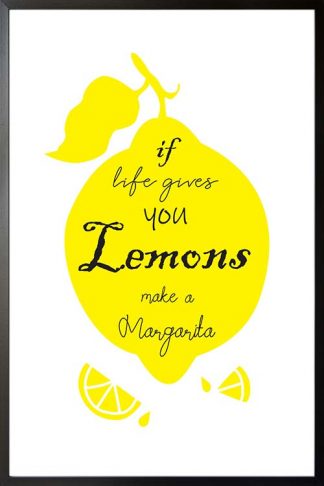 Make a margarita typography poster