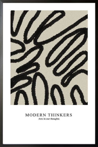 Modern Thinker art Poster