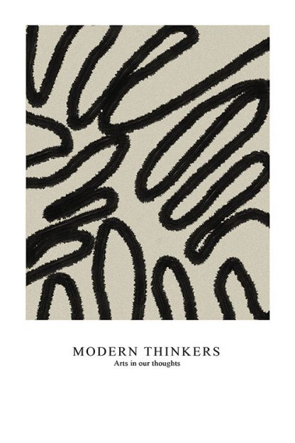 Modern Thinker art Poster