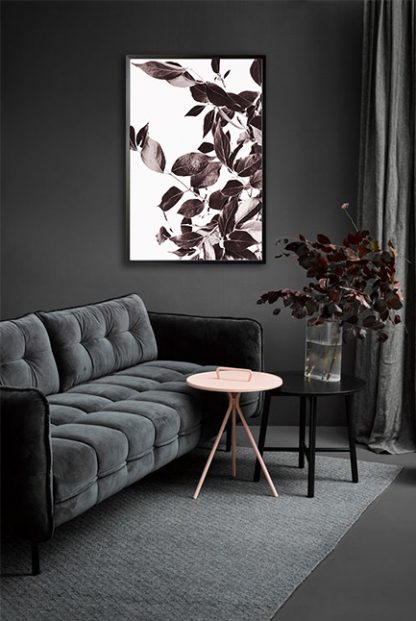 Leaves with a touch of brown Poster