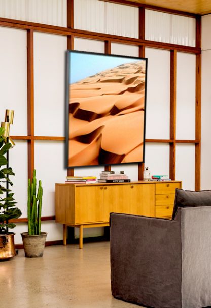 Desert Sand Photography poster in interior