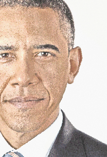Obama artsy photography poster