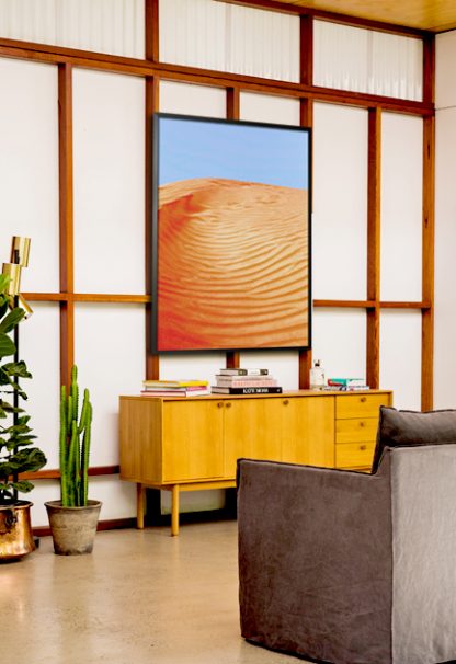 Textured Desert poster in interior