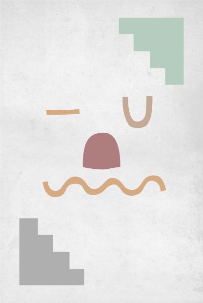 Artprint shapes no.2 Poster