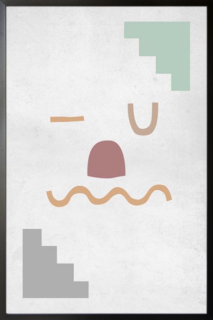 Artprint shapes no.2 Poster