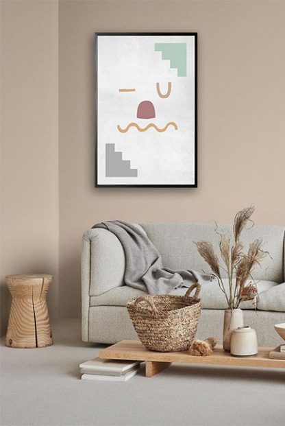 Artprint shapes no.2 Poster in interior