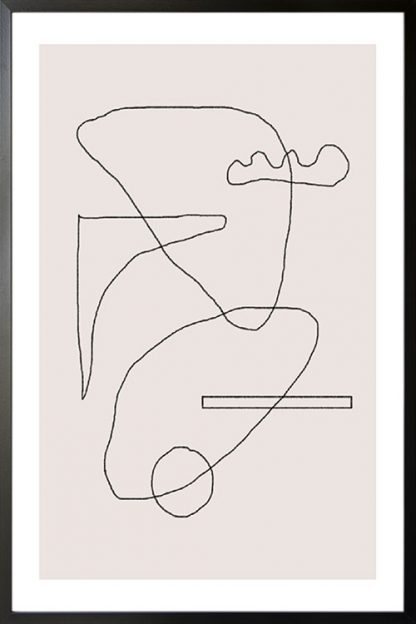 Art line no. 1 poster