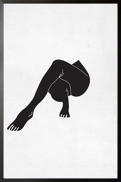 Yoga legs Poster