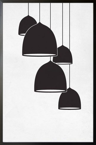 Elegant lamps poster