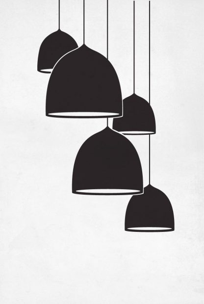 Elegant lamps poster