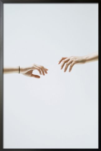 Minimal hand photography poster