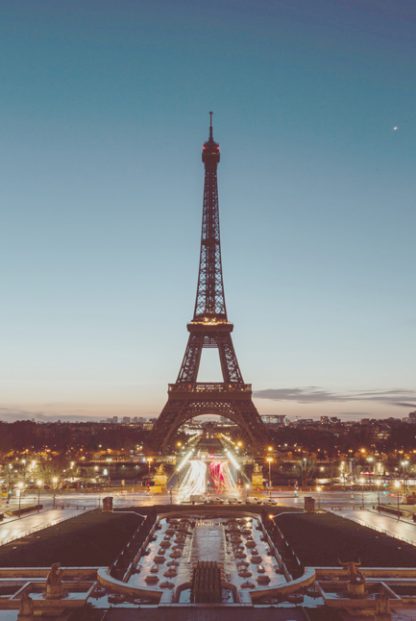 Eiffel tower photo aesthetic poster