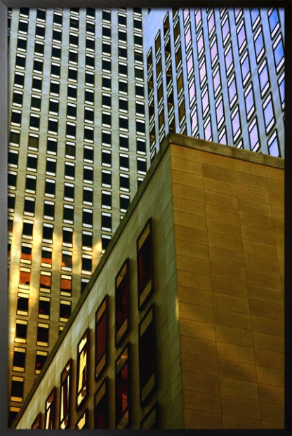 Commercial buildings photo poster