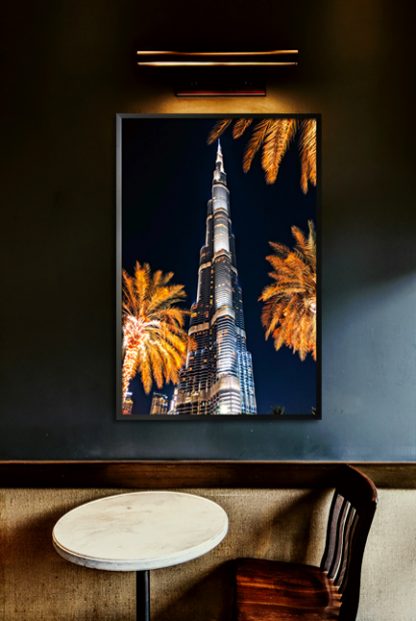 Burj Park poster in interior