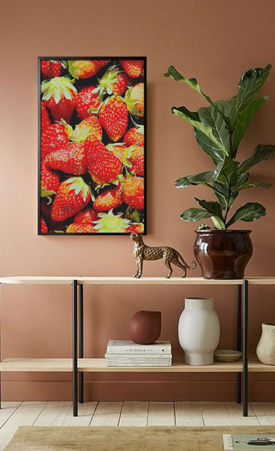 Strawberry aesthetic Poster