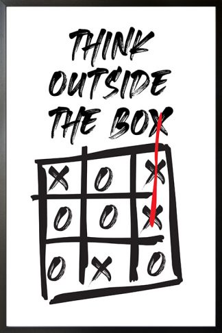 Think outside the box Poster