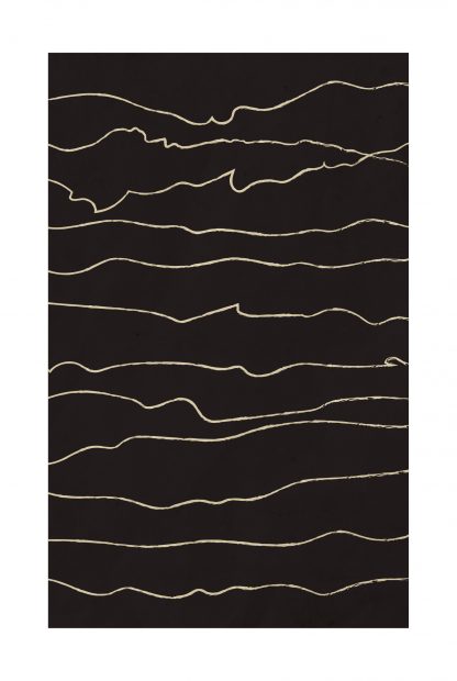 Black and beige art 8 poster