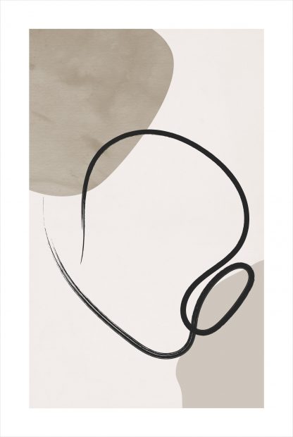 lines and shape no. 1 poster