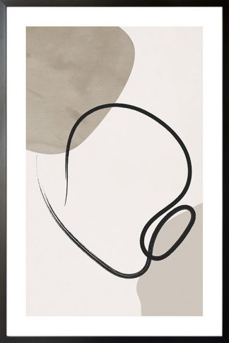 lines and shape no. 1 poster
